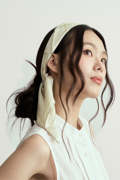 ORIGINAL LILY OF THE VALLEY SILK SCARF