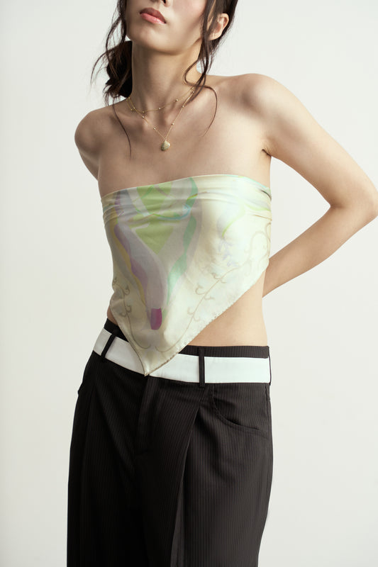 ORIGINAL LILY OF THE VALLEY SILK SCARF
